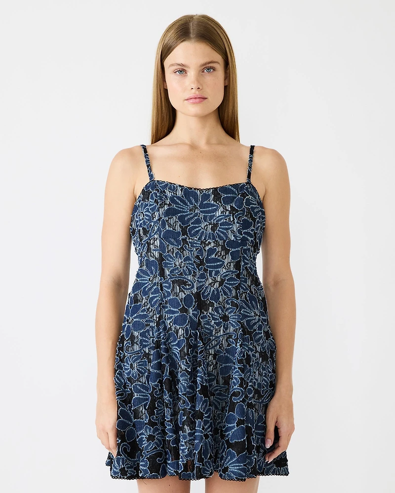 ENDER DRESS BLACK MULTI