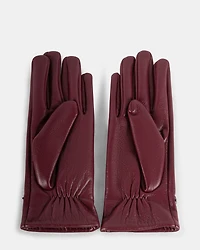 GRETA GLOVES BURGUNDY