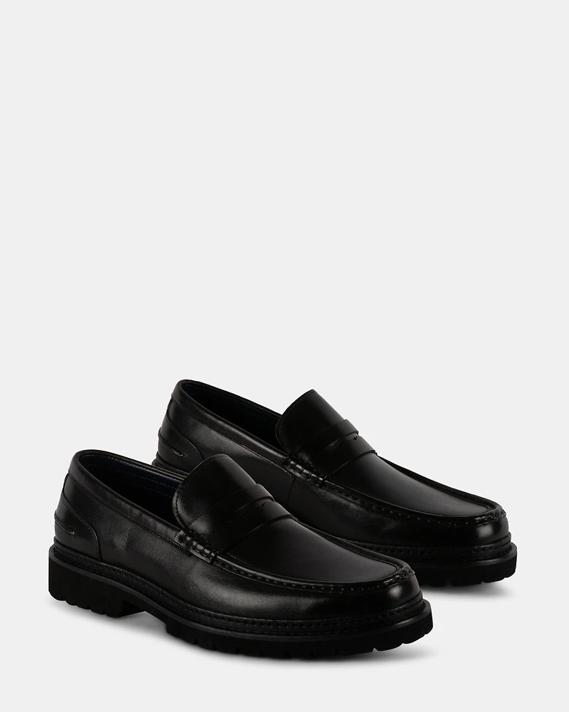 ASHERRR BLACK LEATHER