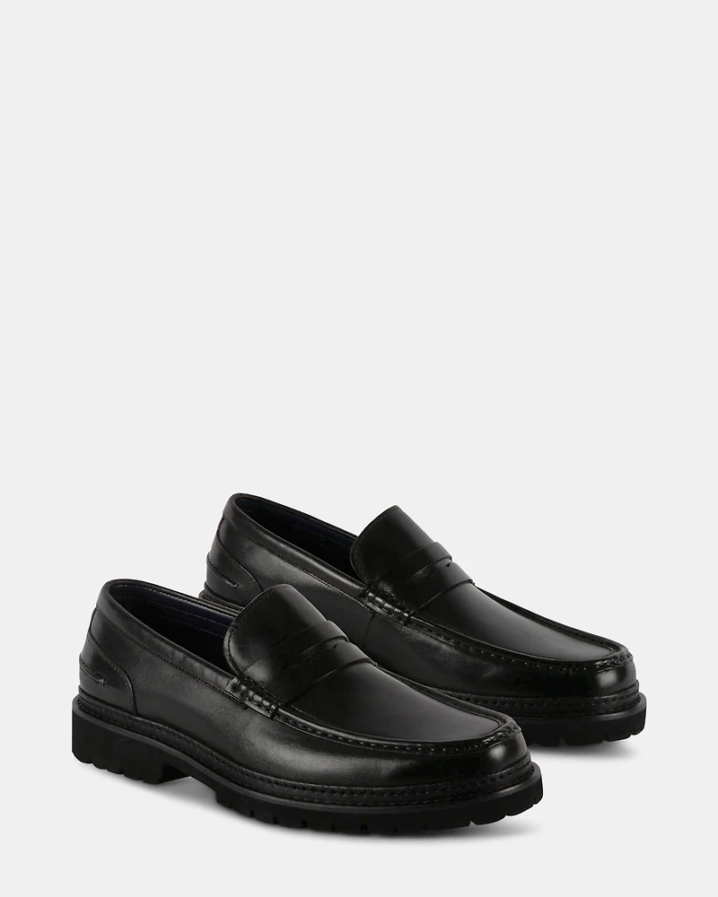 ASHERRR BLACK LEATHER