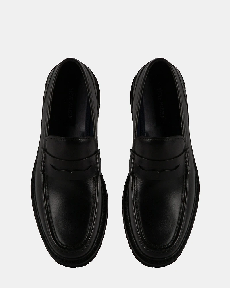 ASHERRR BLACK LEATHER