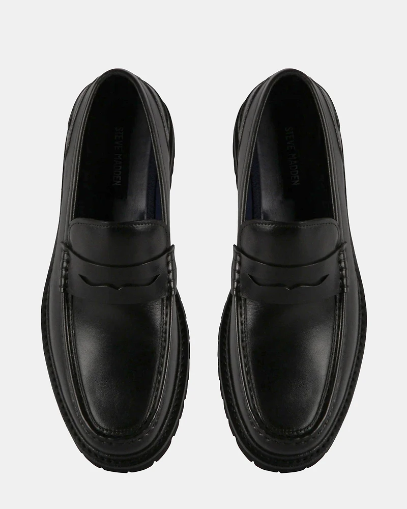 ASHERRR BLACK LEATHER