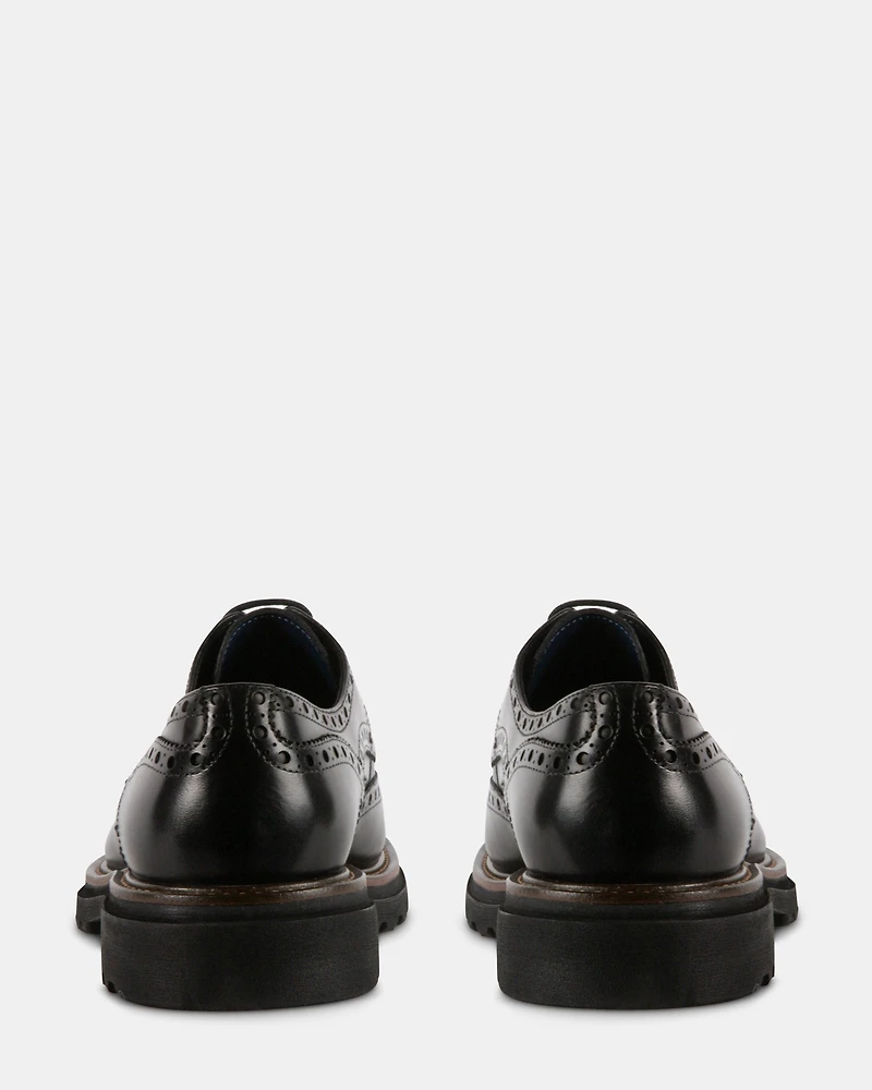 KASAAN BLACK LEATHER
