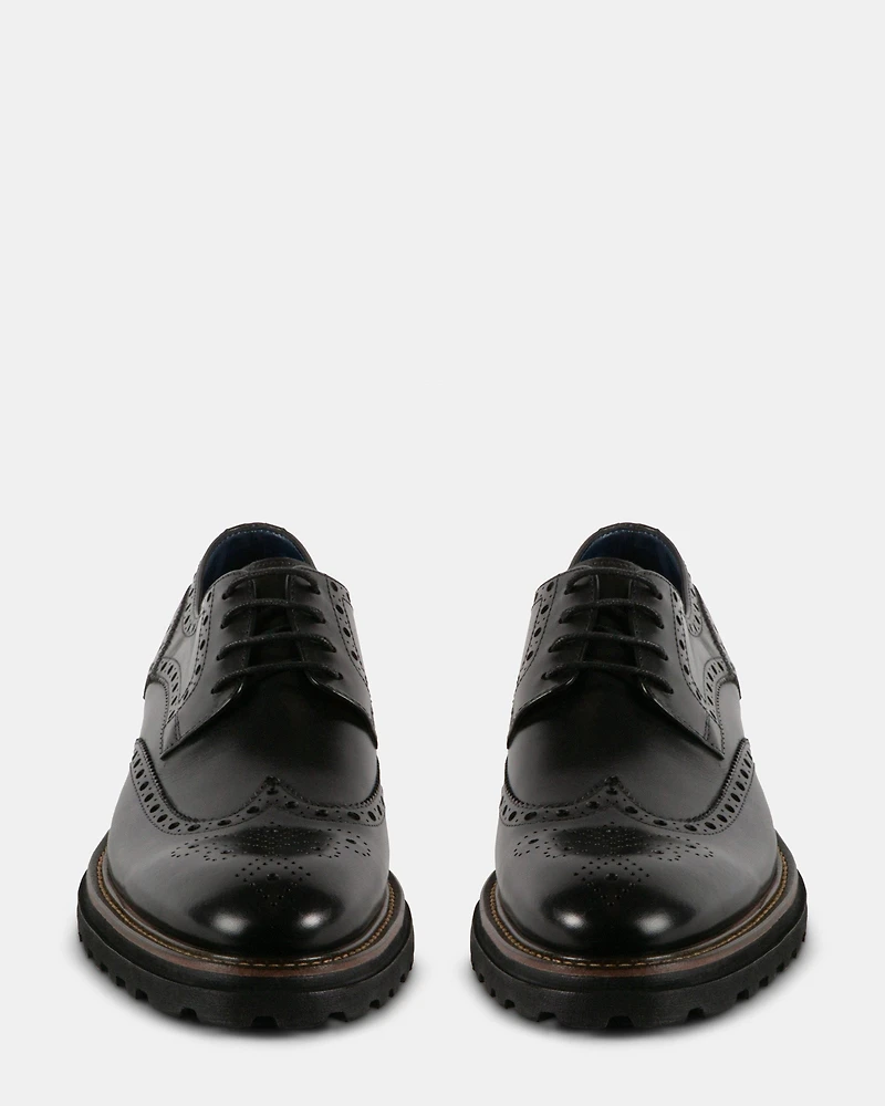 KASAAN BLACK LEATHER