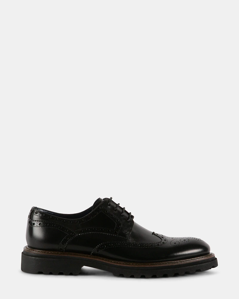 KASAAN BLACK LEATHER