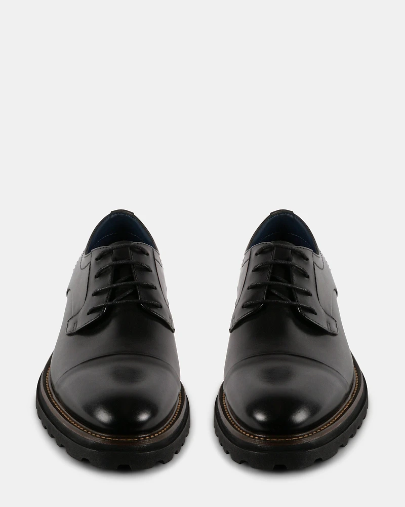 KNITTE BLACK LEATHER