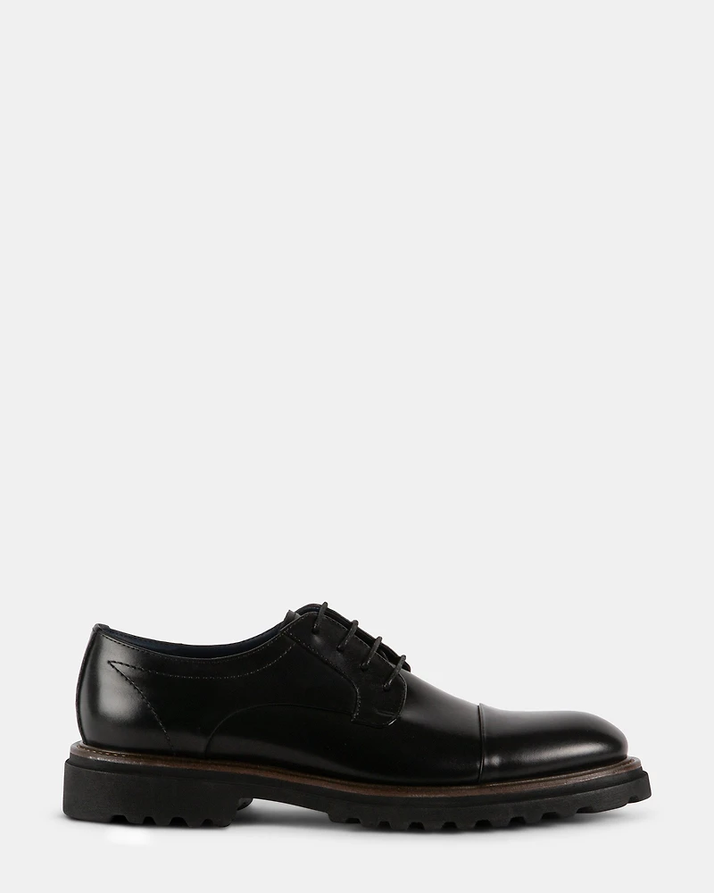 KNITTE BLACK LEATHER