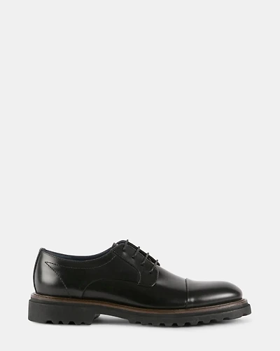 KNITTE BLACK LEATHER
