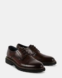 KNITTE BROWN LEATHER