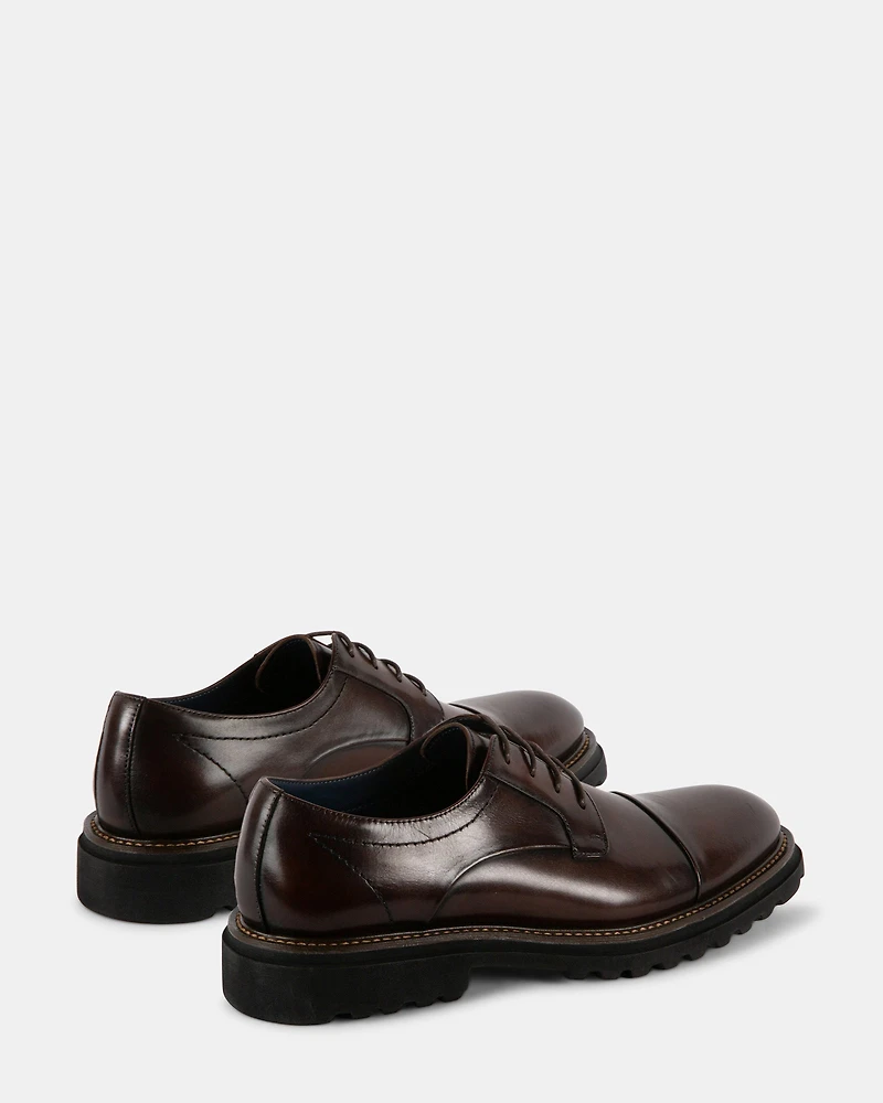 KNITTE BROWN LEATHER