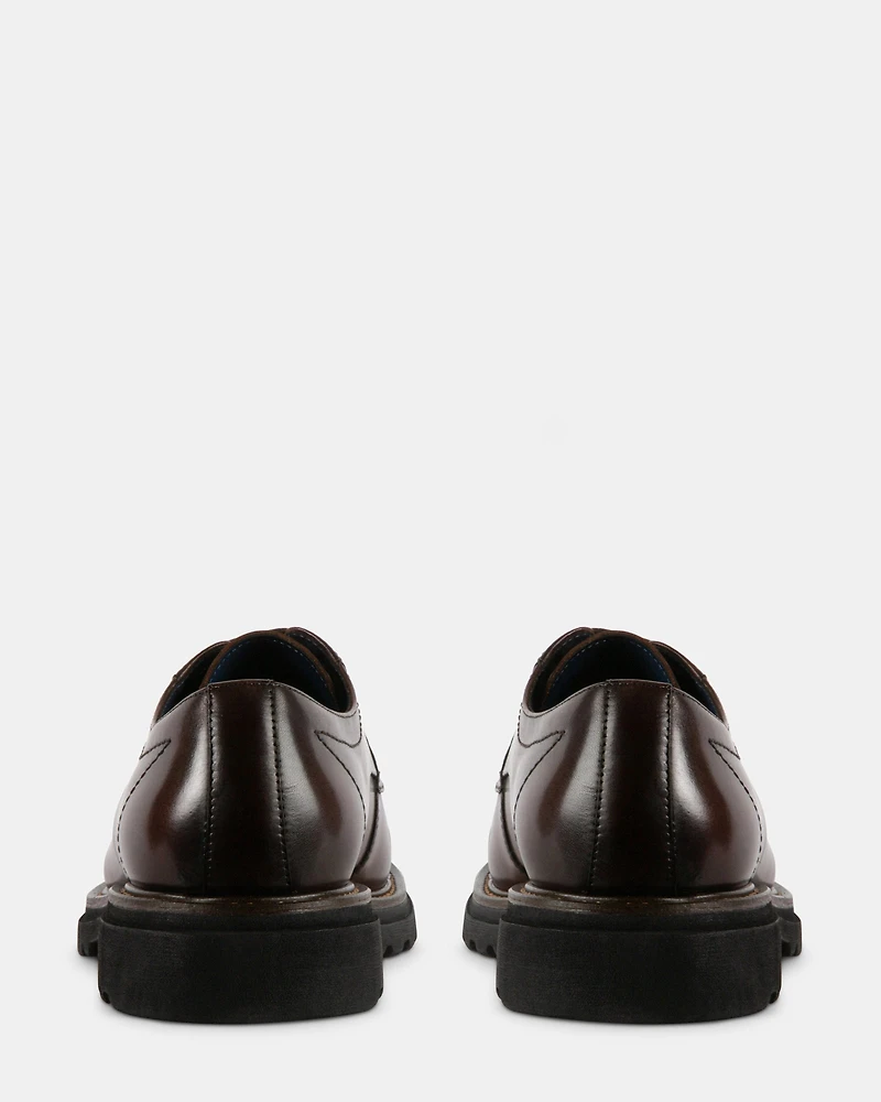KNITTE BROWN LEATHER