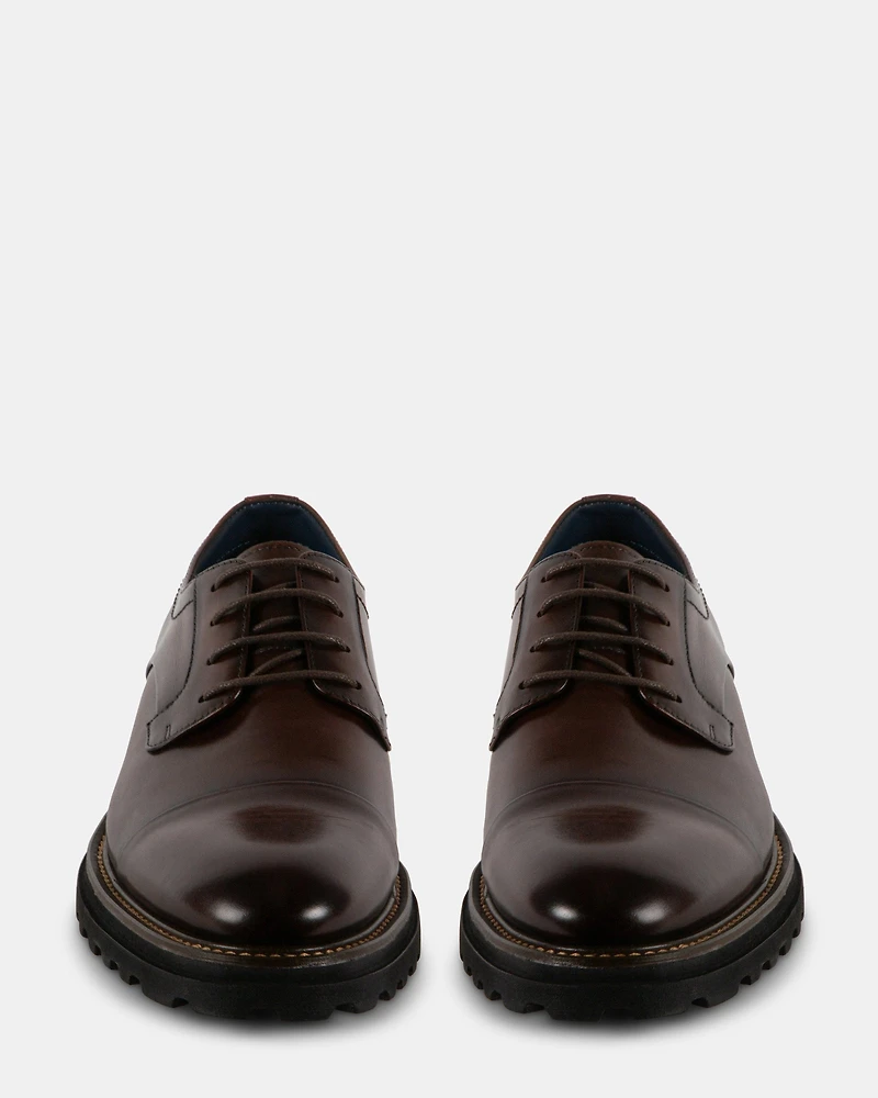 KNITTE BROWN LEATHER