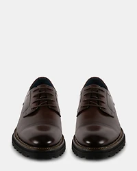 KNITTE BROWN LEATHER