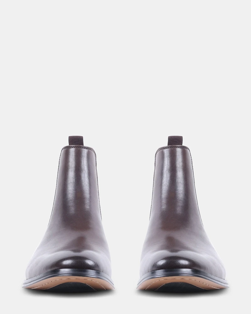 ALDAIR DARK BROWN LEATHER