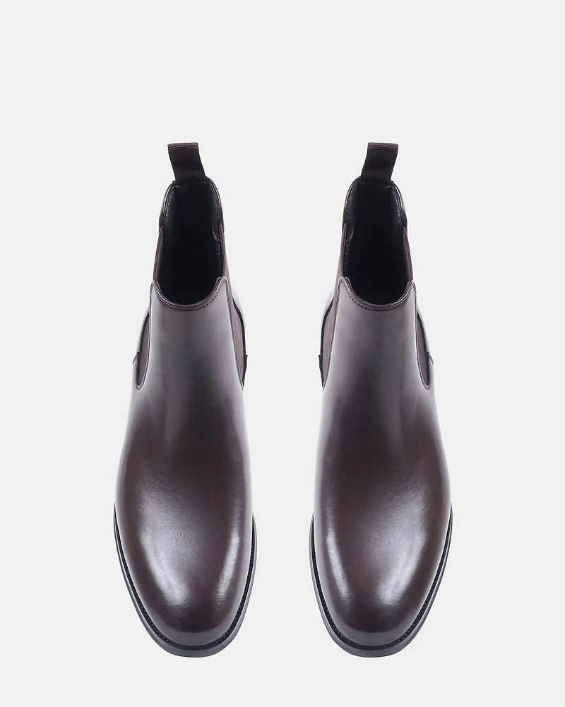 ALDAIR DARK BROWN LEATHER