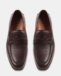 CHEVOIT BROWN LEATHER