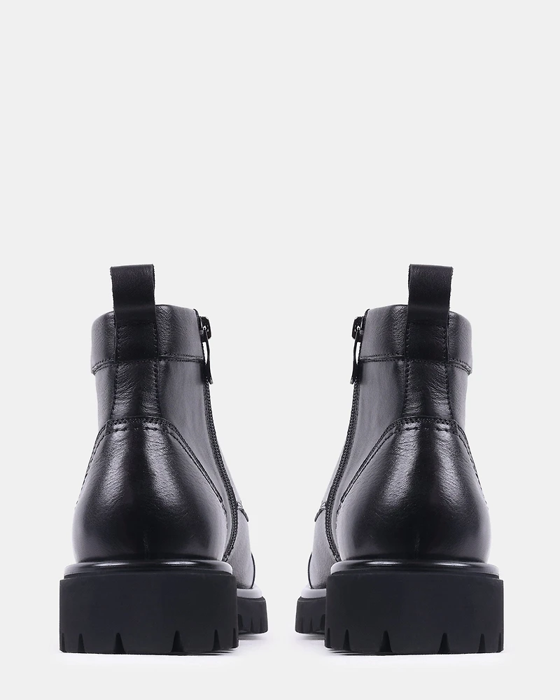 GAVVINN BLACK LEATHER