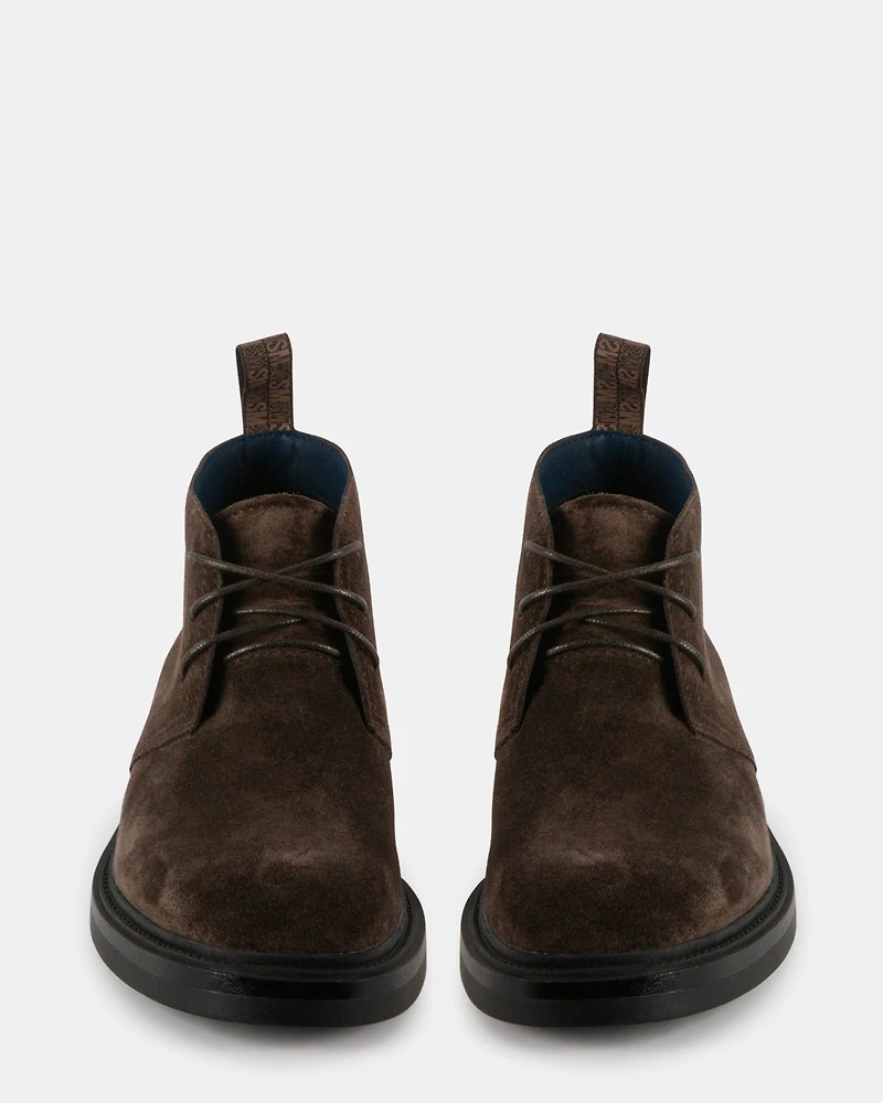 HARPERR BROWN SUEDE