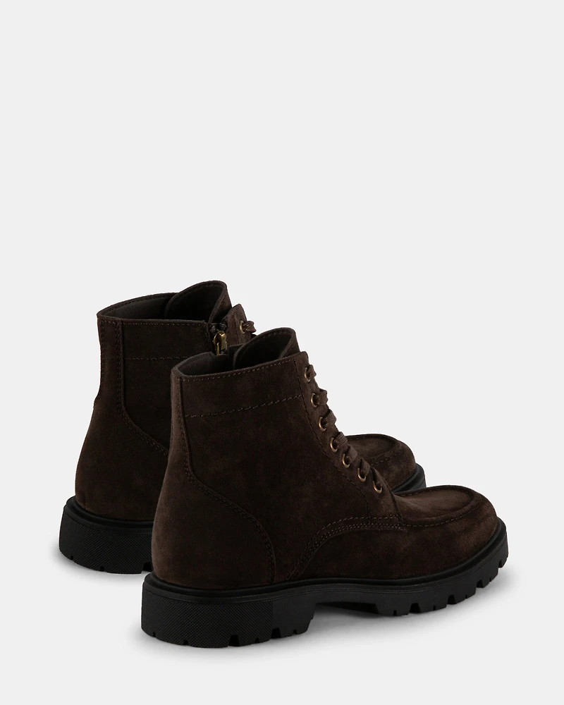 HEATHROW BROWN SUEDE