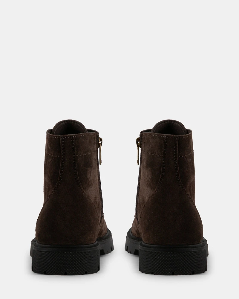 HEATHROW BROWN SUEDE