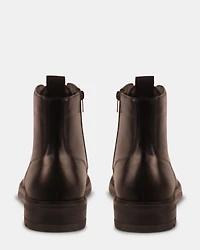 LAUGHTON BLACK LEATHER