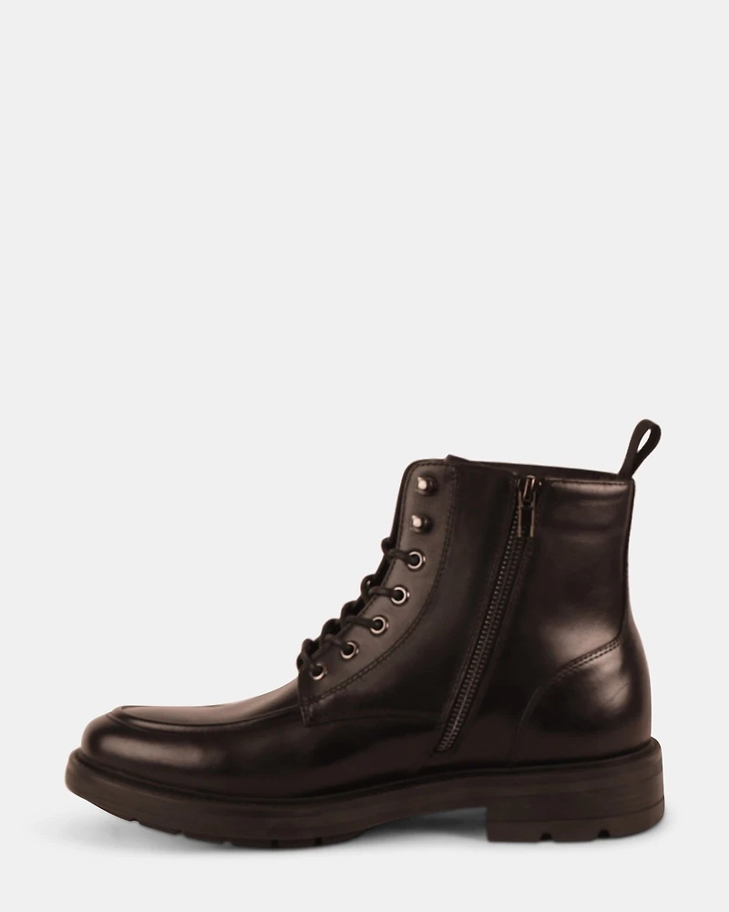 LAUGHTON BLACK LEATHER