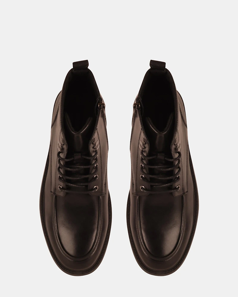 LAUGHTON BLACK LEATHER