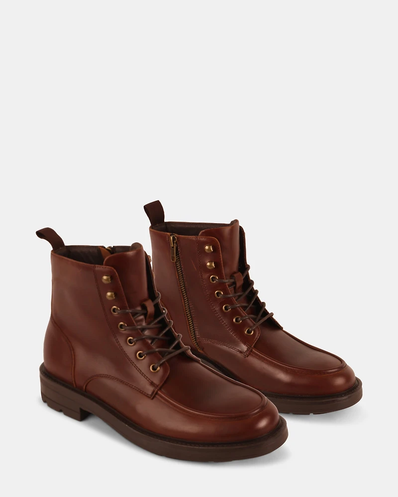 LAUGHTON COGNAC LEATHER