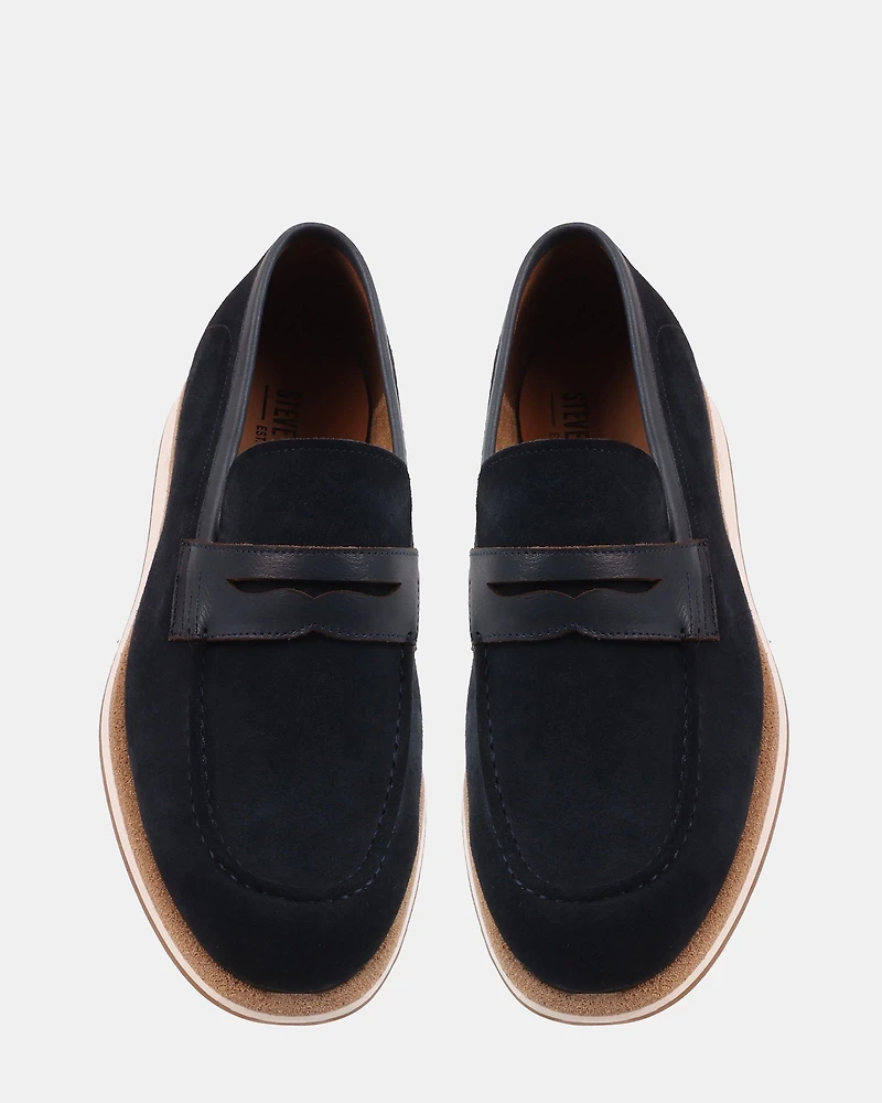 MARCUS NAVY SUEDE