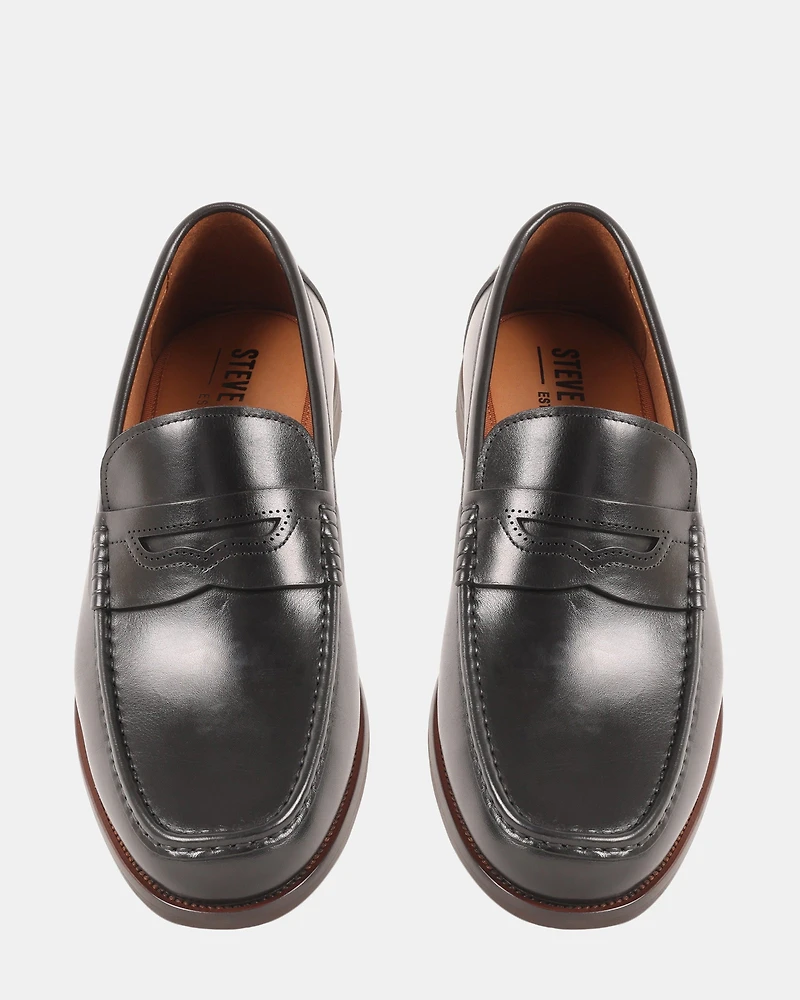 OLANTA BLACK LEATHER