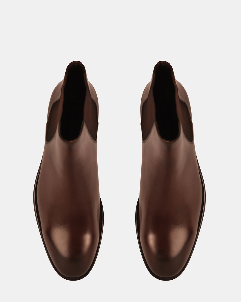 SLEVIN BROWN LEATHER