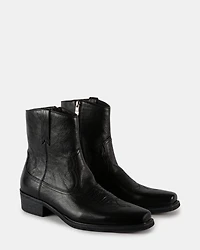 STERGIS BLACK LEATHER