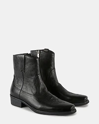 STERGIS BLACK LEATHER