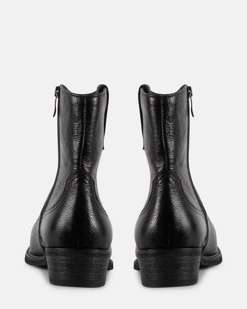 STERGIS BLACK LEATHER