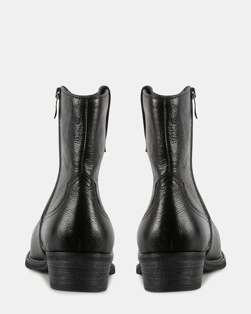 STERGIS BLACK LEATHER