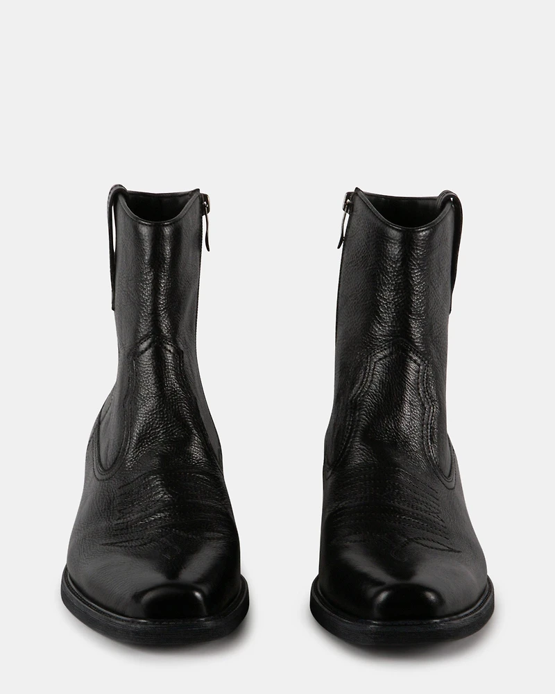 STERGIS BLACK LEATHER