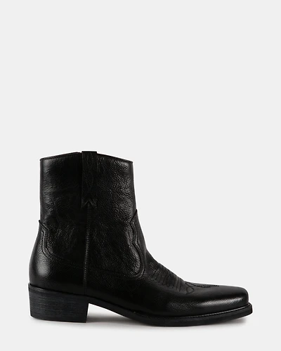 STERGIS BLACK LEATHER