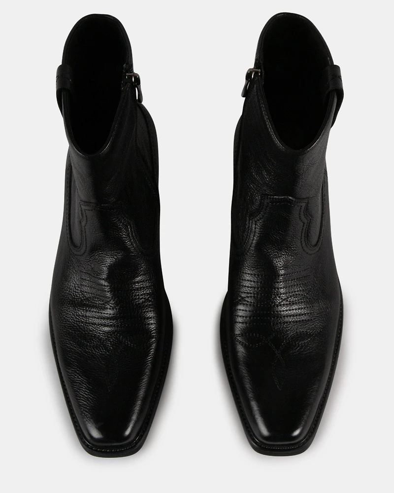 STERGIS BLACK LEATHER