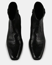 STERGIS BLACK LEATHER