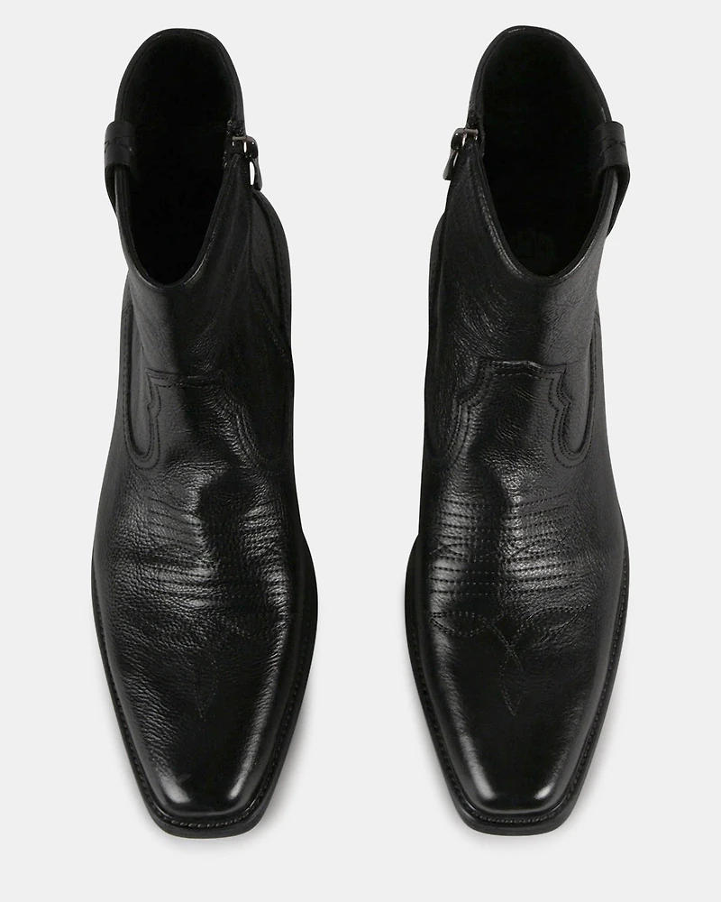STERGIS BLACK LEATHER