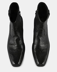 STERGIS BLACK LEATHER