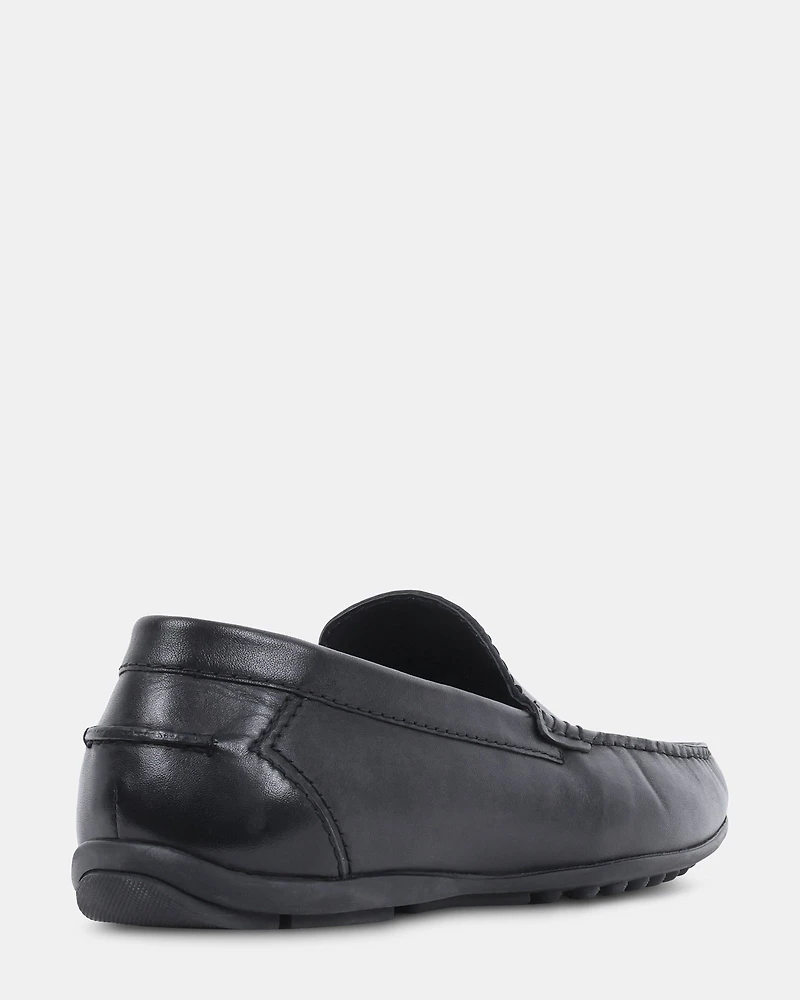 THERON BLACK LEATHER