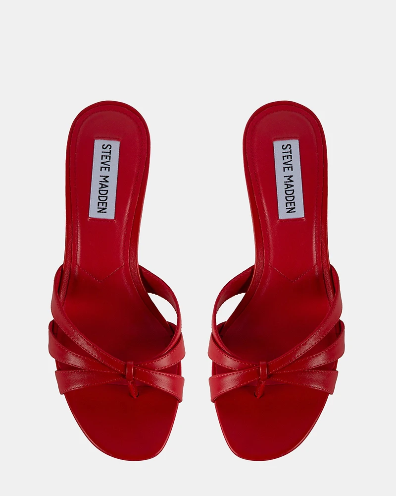 CARY RED LEATHER