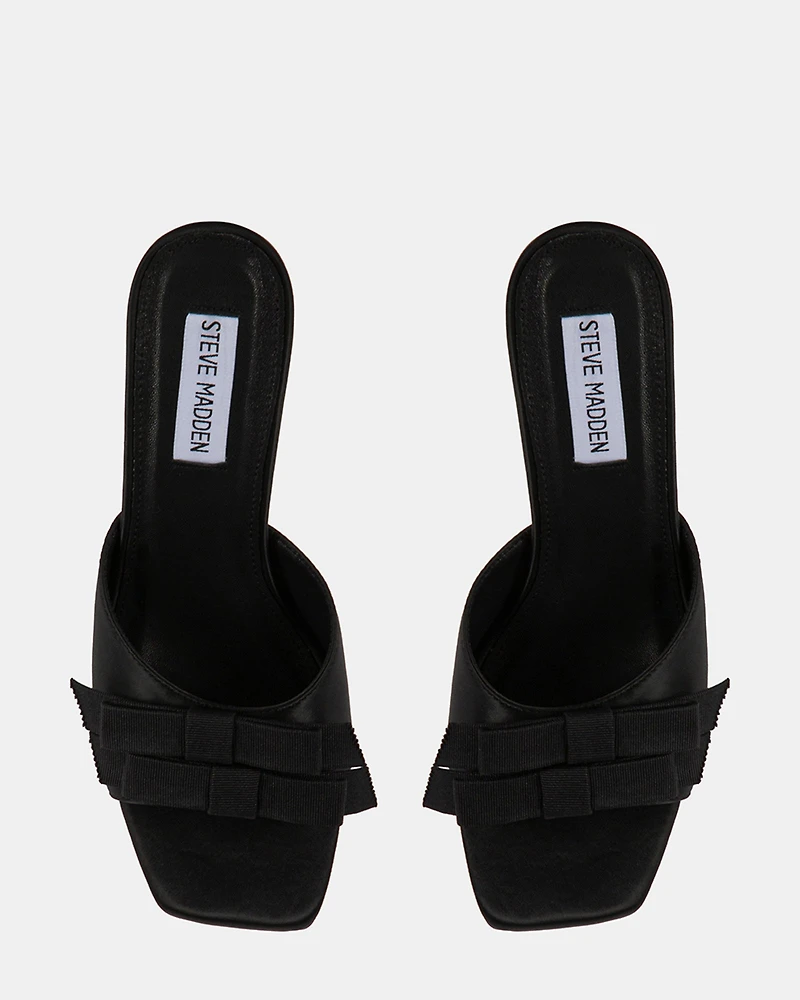 DETACH BLACK SATIN