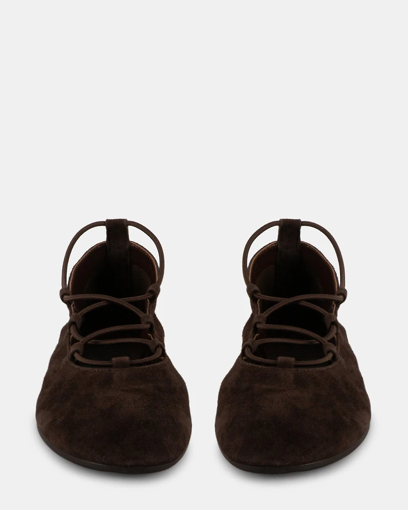 BOMBSHELL BROWN SUEDE