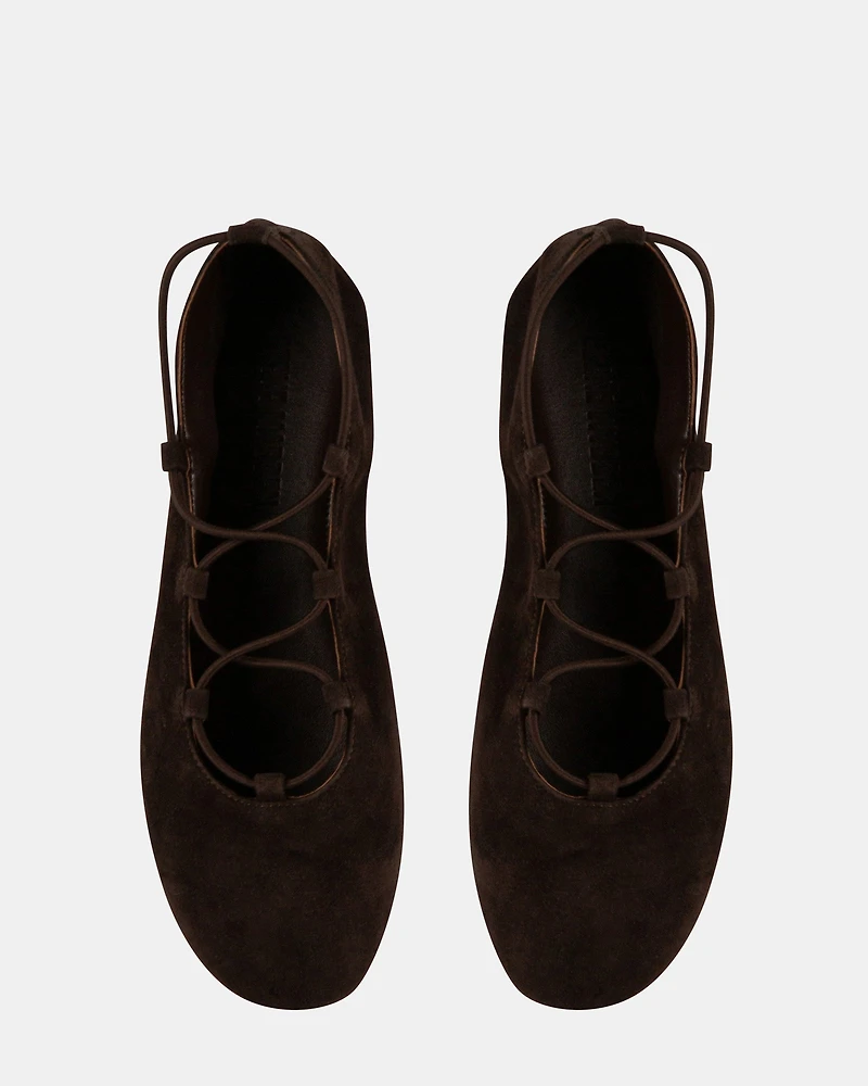 BOMBSHELL BROWN SUEDE