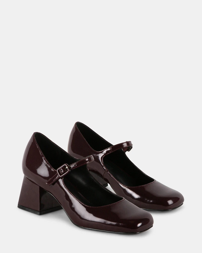DARCEY BURGUNDY PATENT