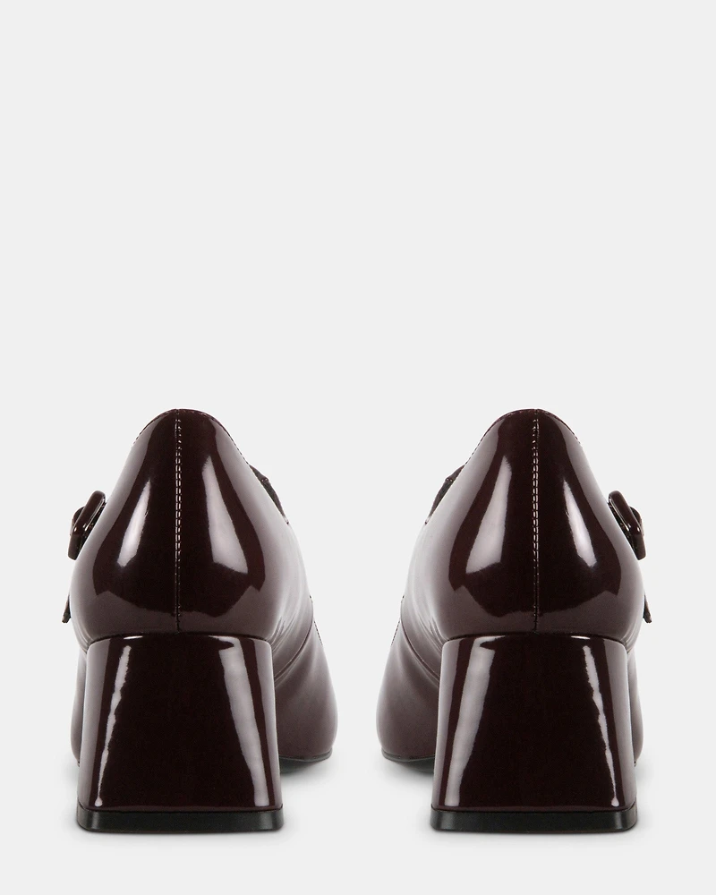 DARCEY BURGUNDY PATENT