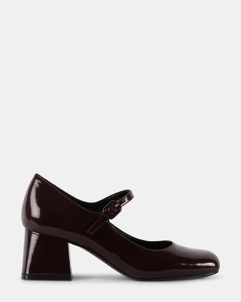 DARCEY BURGUNDY PATENT