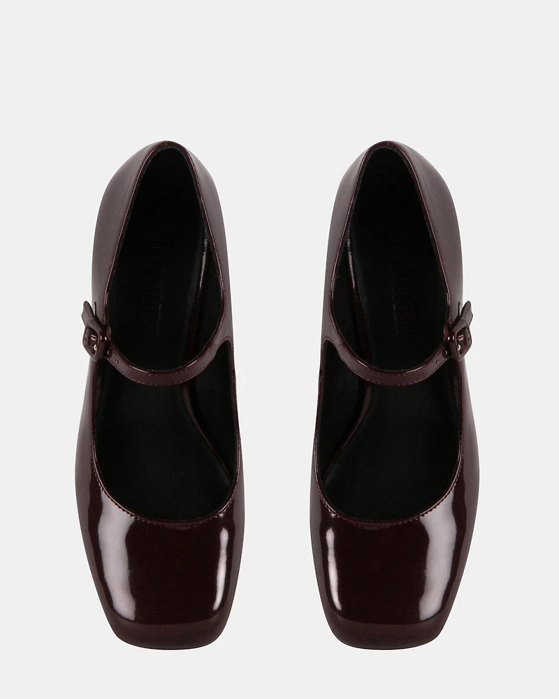 DARCEY BURGUNDY PATENT